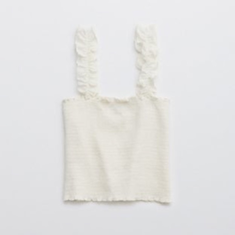 Aerie ✨ Jungle Thrills Smocked Tank Top